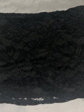 SHEIN black lace short skirt